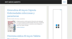 Desktop Screenshot of infomedicamento.com